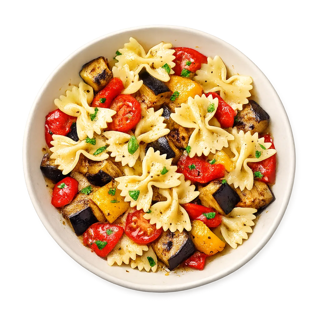 Farfalle aux légumes du soleil