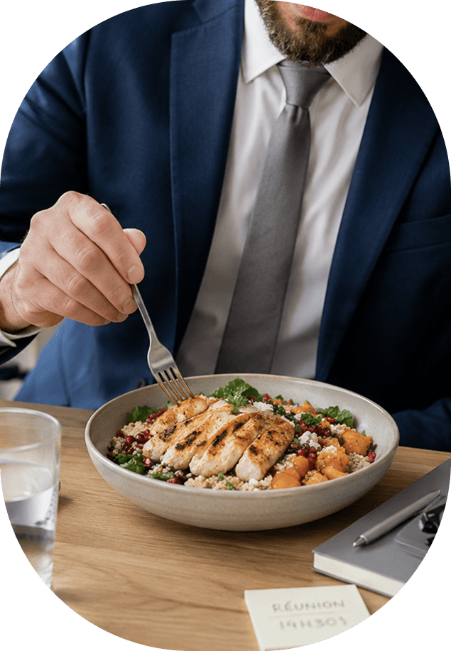 La qualité restaurant au bureau